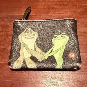 Loungefly Black Princess and the Frog Print Bag